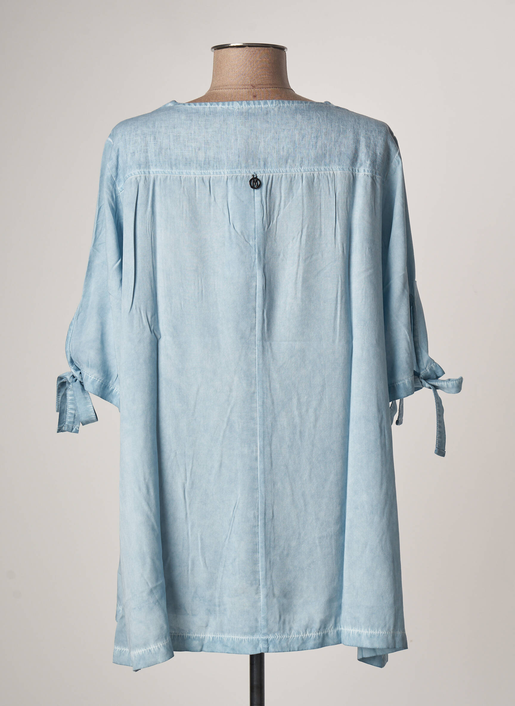 Maloka Tuniquemanchecourte Femme couleur bleu