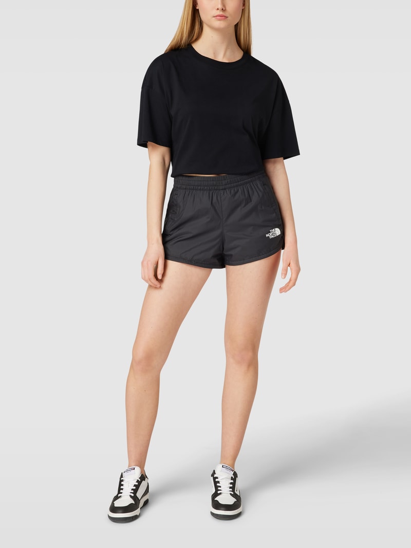 Shorts mit Label-Detail Modell 'HYDRENALINE' in schwarz