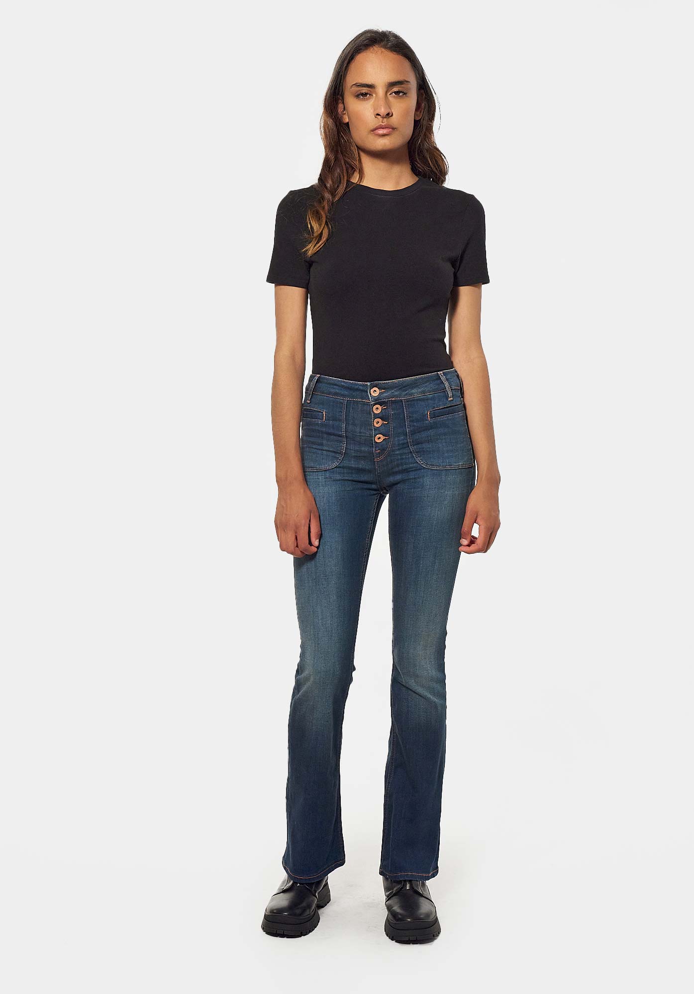 LUCKY  Jean bootcut Femme