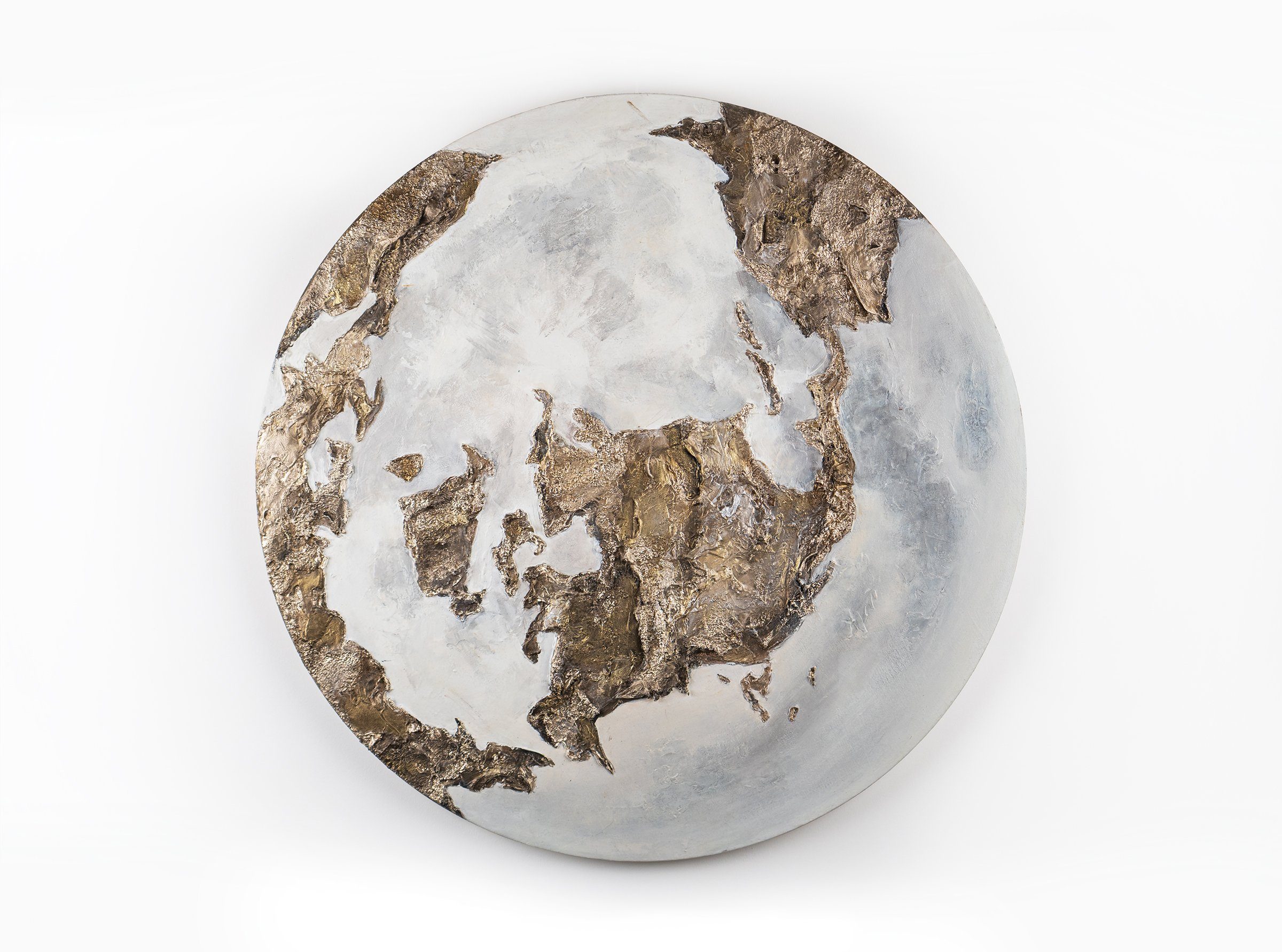 YS-Art Gemälde Goldene Erde, Planet