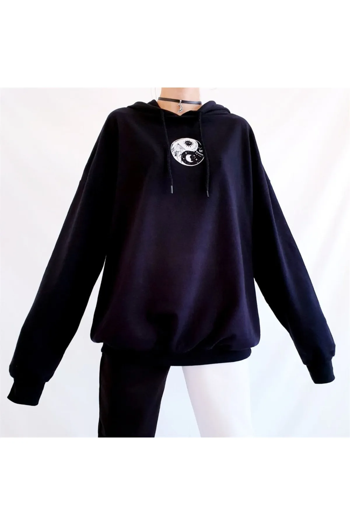 trendypassion  Ying-Yang-Kapuzenpullover