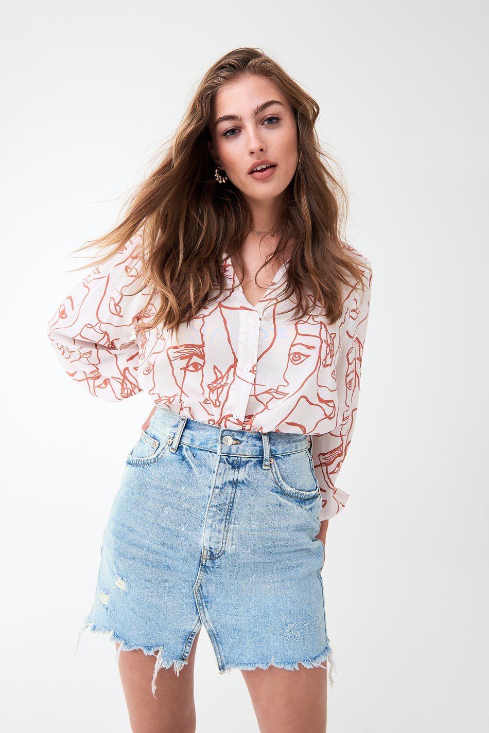 Original denim skirt