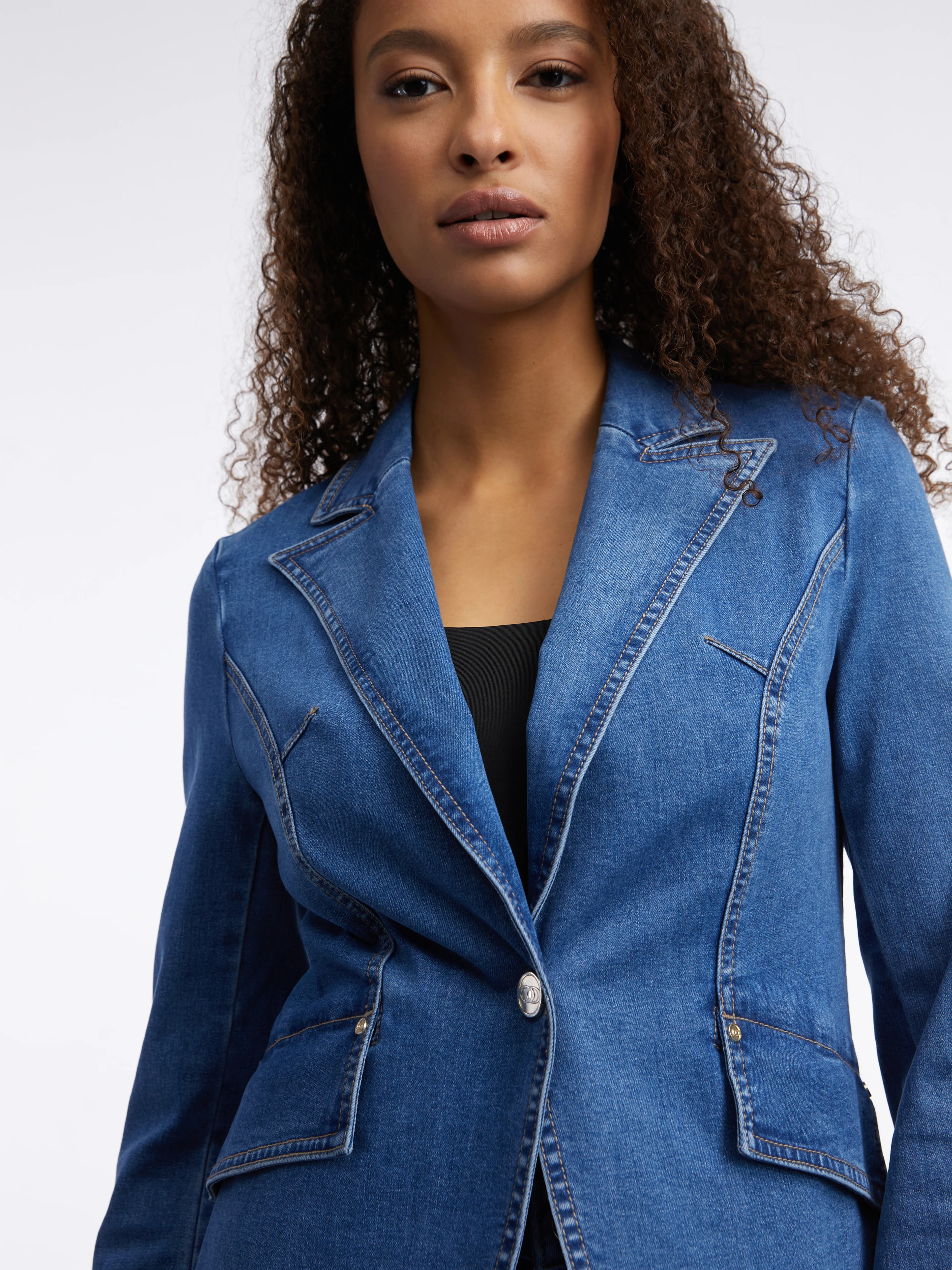 Blaue Jeansjacke ORSAY