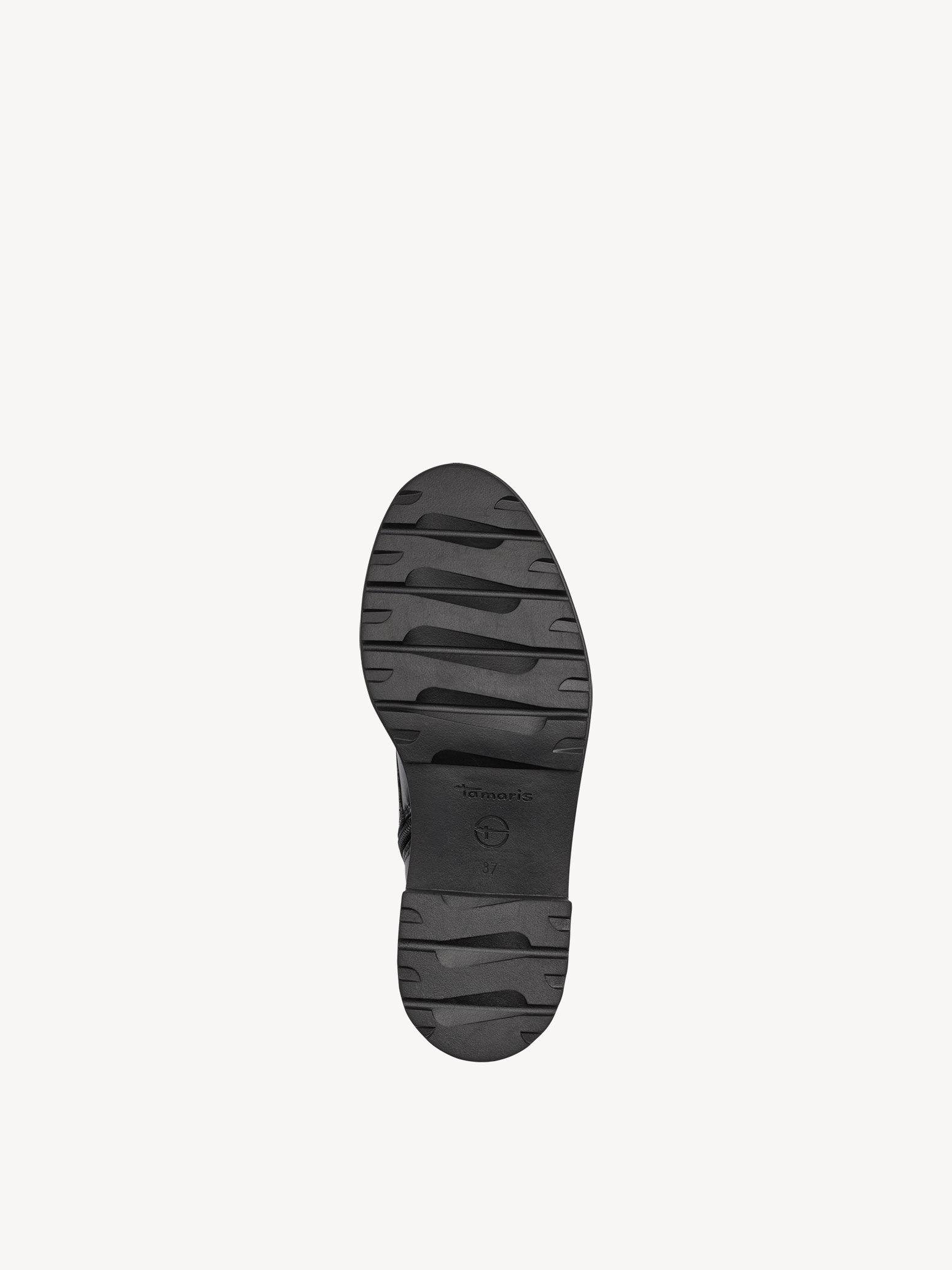 Bottine en cuir - noir