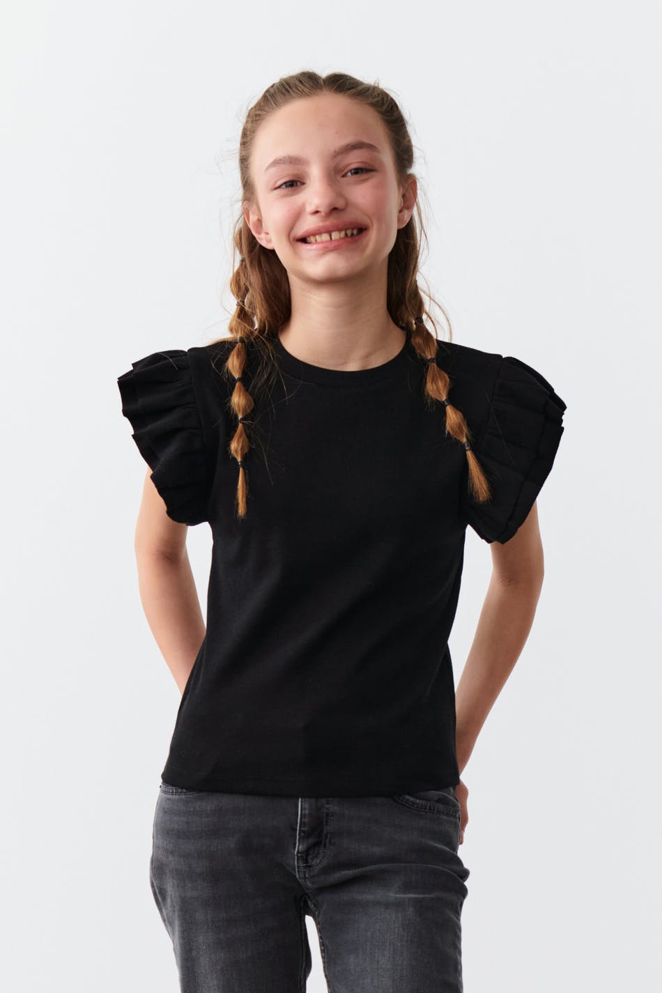 Y cute frill top
