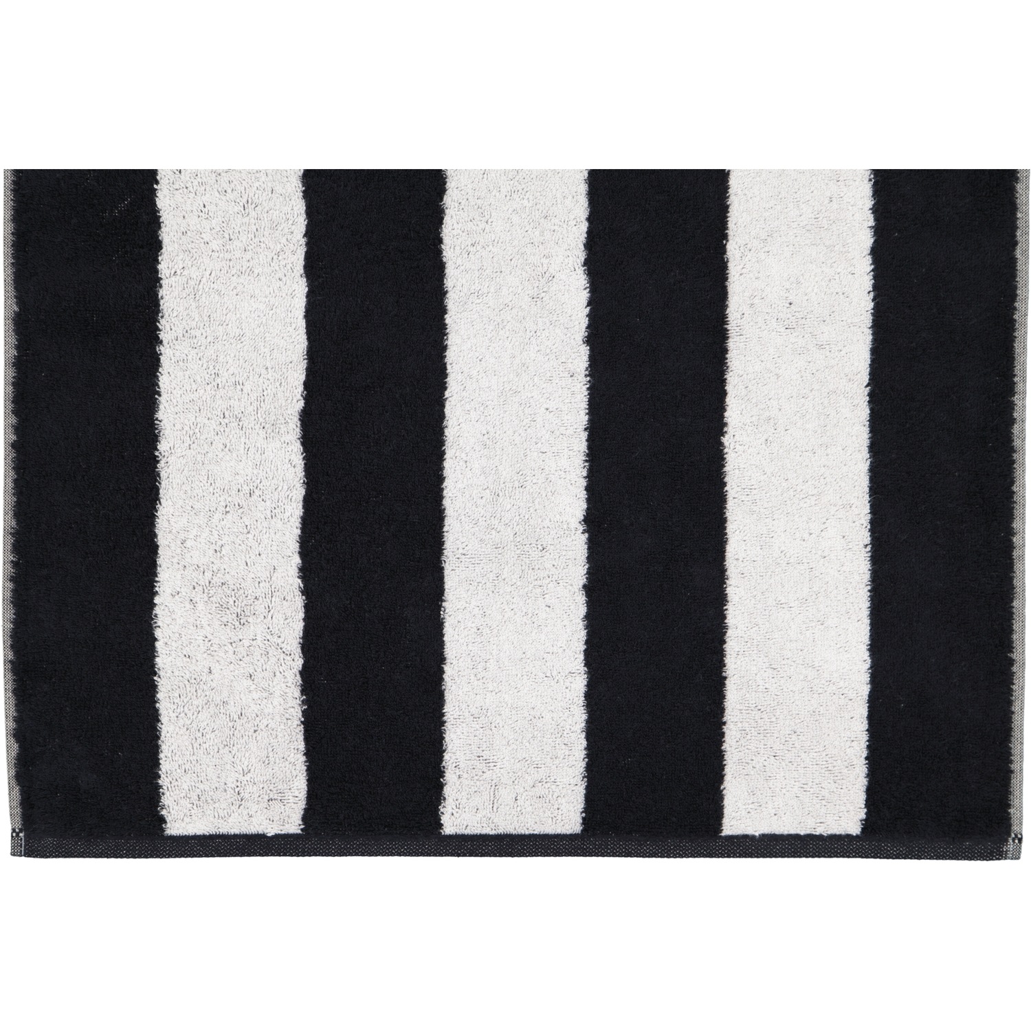 Cawö Handtücher Zoom Blockstreifen 120 schwarz - 97
