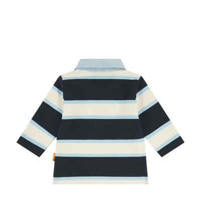 Poloshirt langarm, beige für Jungs