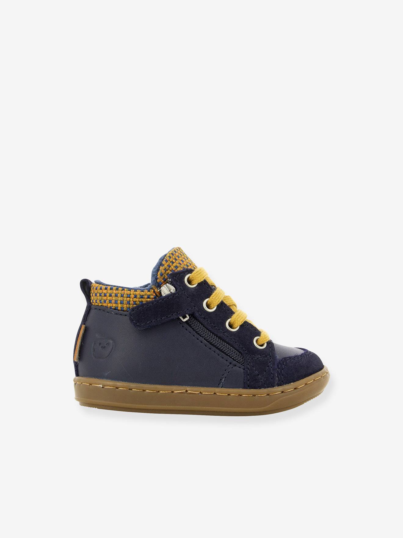 Shoo-Pom Baby Boots BOUBA ZIP WOOL SHOO POM - marine