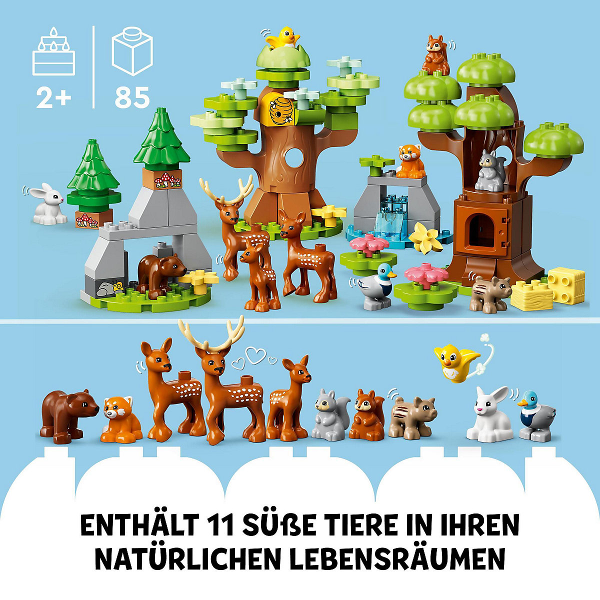 LEGO® DUPLO 10979 Wilde Tiere Europas