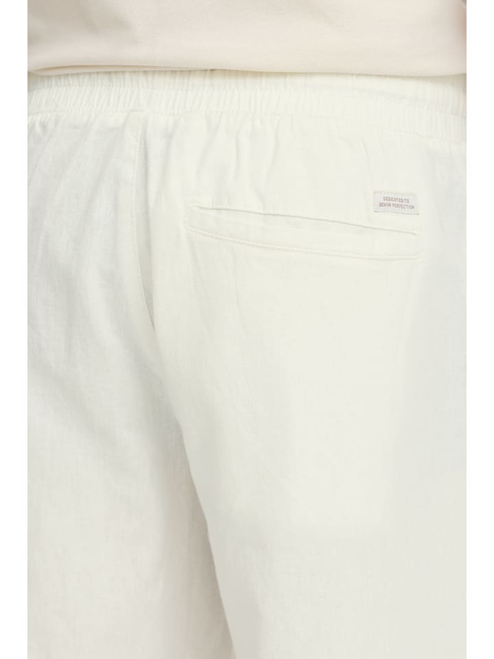 BLEND Leinenhose in weiß günstig kaufen