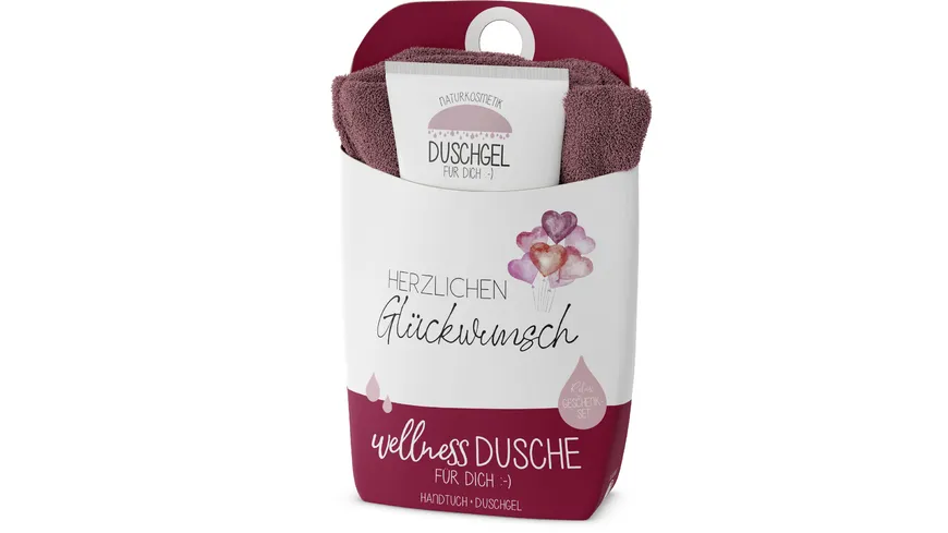 Geschenk für Dich Wellness Set Herzlichen Glückwunsch