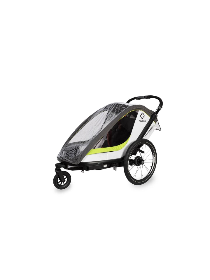 Hamax Hamax Breeze Kinderfahrradanhänger für 2 Kinder - Farbe: White / Green günstig kaufen onesize