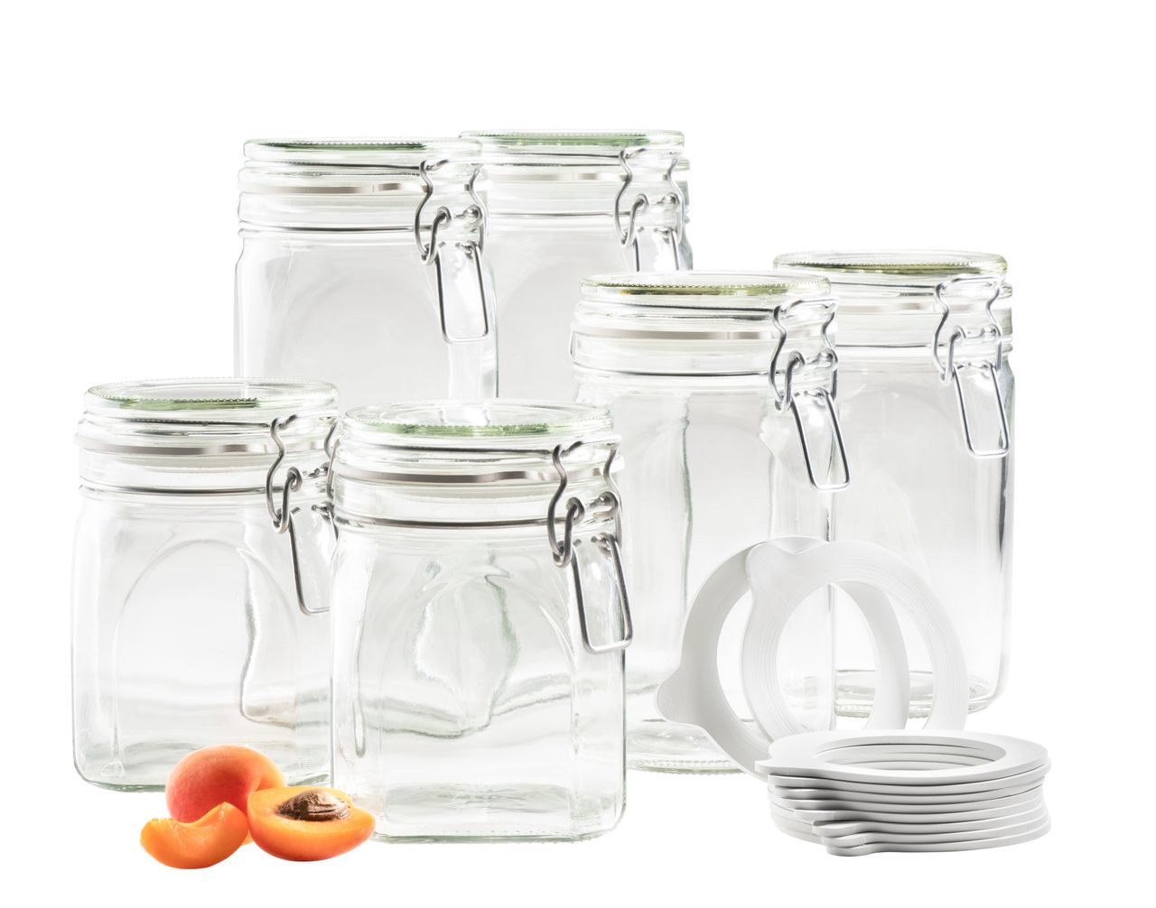 Mäser Serie Gothika, 7 teiliges Einmachglas-Set