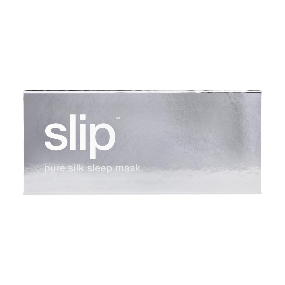slip masque de sommeil pure soie slip - argenté masque de sommeil