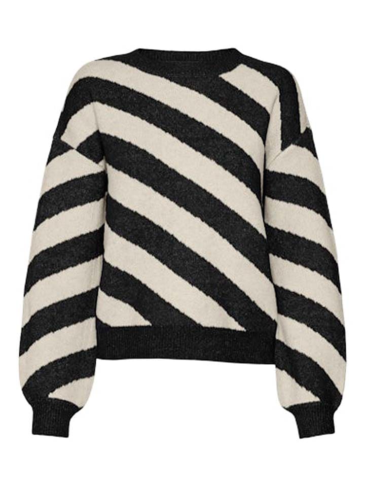 Vero Moda Pullover in Schwarz/ Weiß günstig kaufen