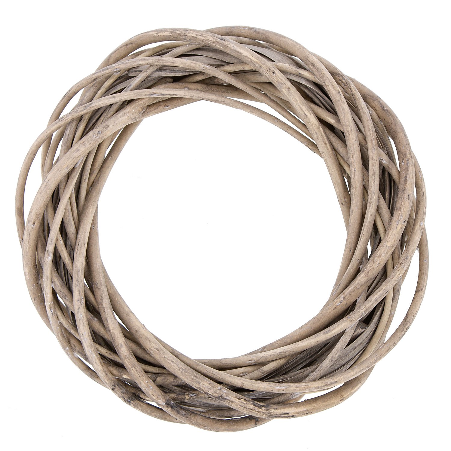 Weidenkranz, grau, 20 cm Ø