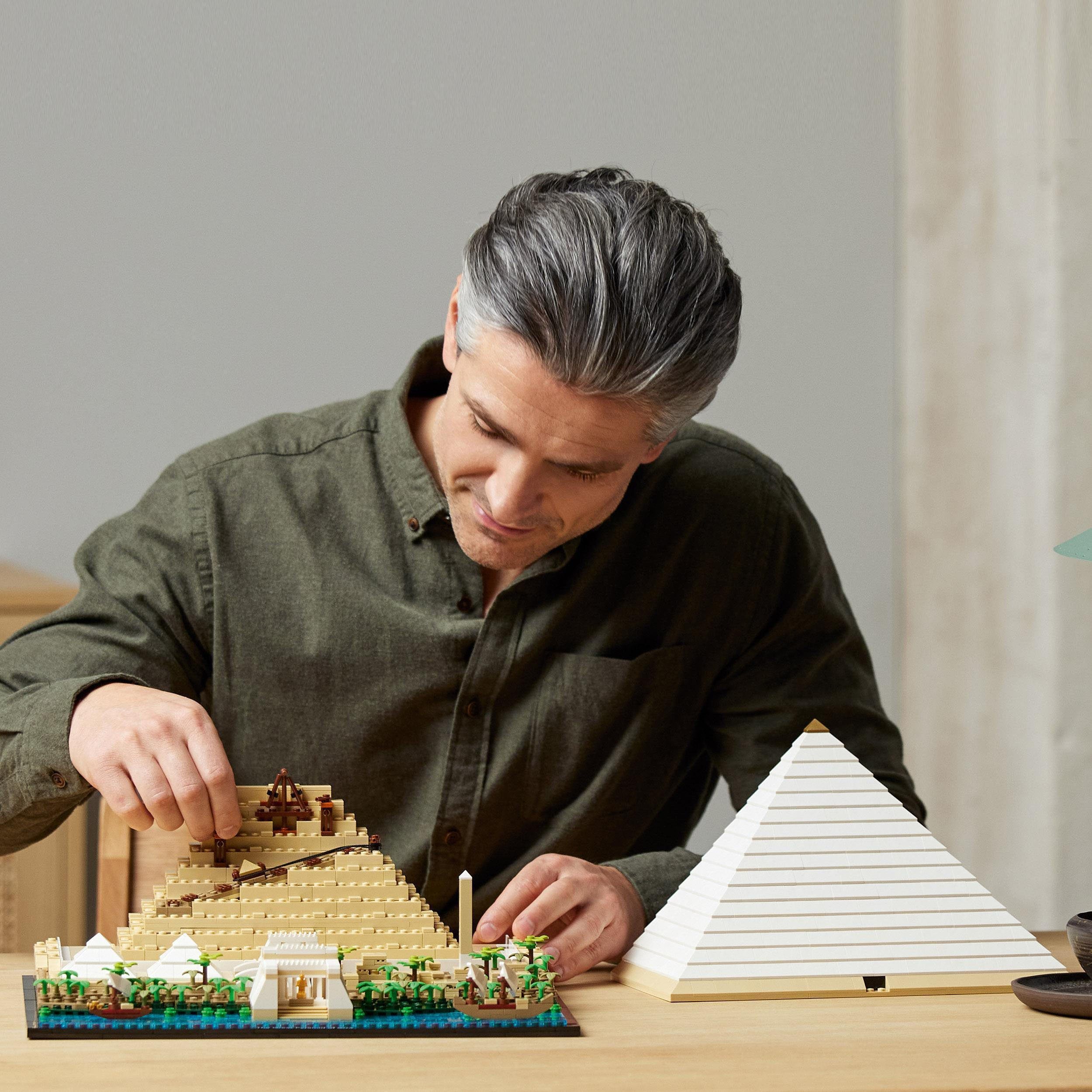 LEGO® Konstruktionsspielsteine Cheops-Pyramide (21058), LEGO® Architecture, (1476 St), Made in Europe