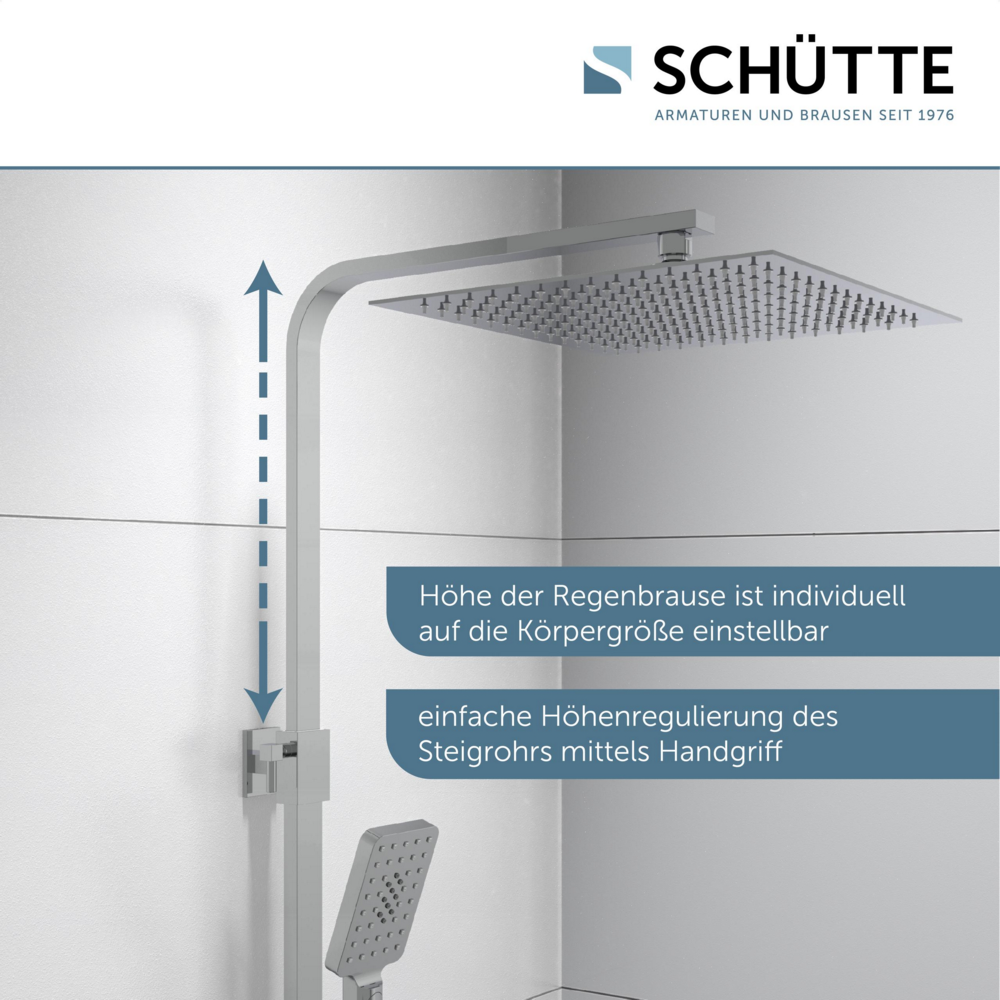 Schütte Duschset OCEAN Chrom/Anthrazit