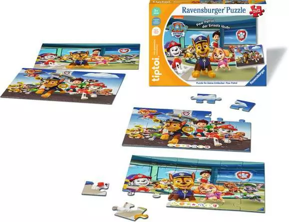 Kinderpuzzle ab 4 Jahren - tiptoi® Puzzle für kleine Entdecker: Paw Patrol - 24 Teile