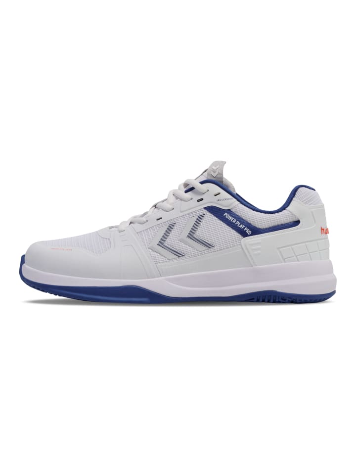 Hummel Hummel Hallenschuh Power Play Erwachsene in WHITE/TRUE BLUE günstig kaufen