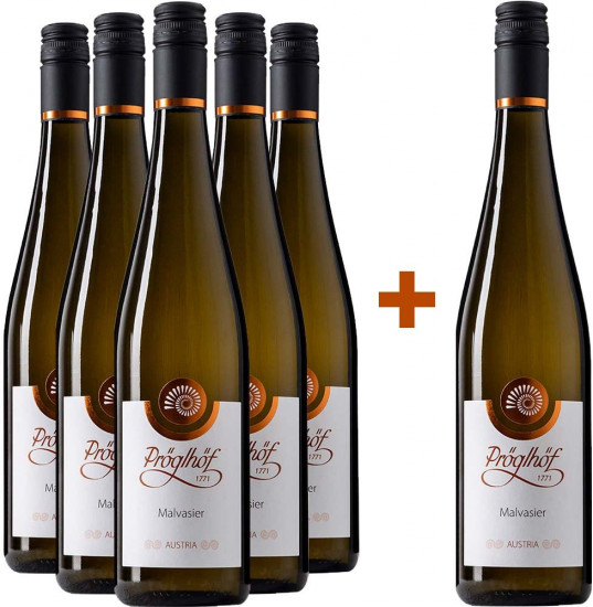 5+1 Paket Malvasier halbtrocken BIO - Pröglhöf