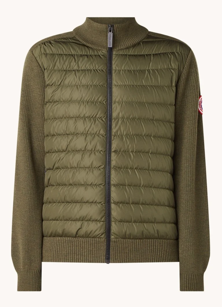 Canada Goose Hybridge Καπιτονέ Μάλλινο Μπουφάν με Μπροστινό Μέτωπο