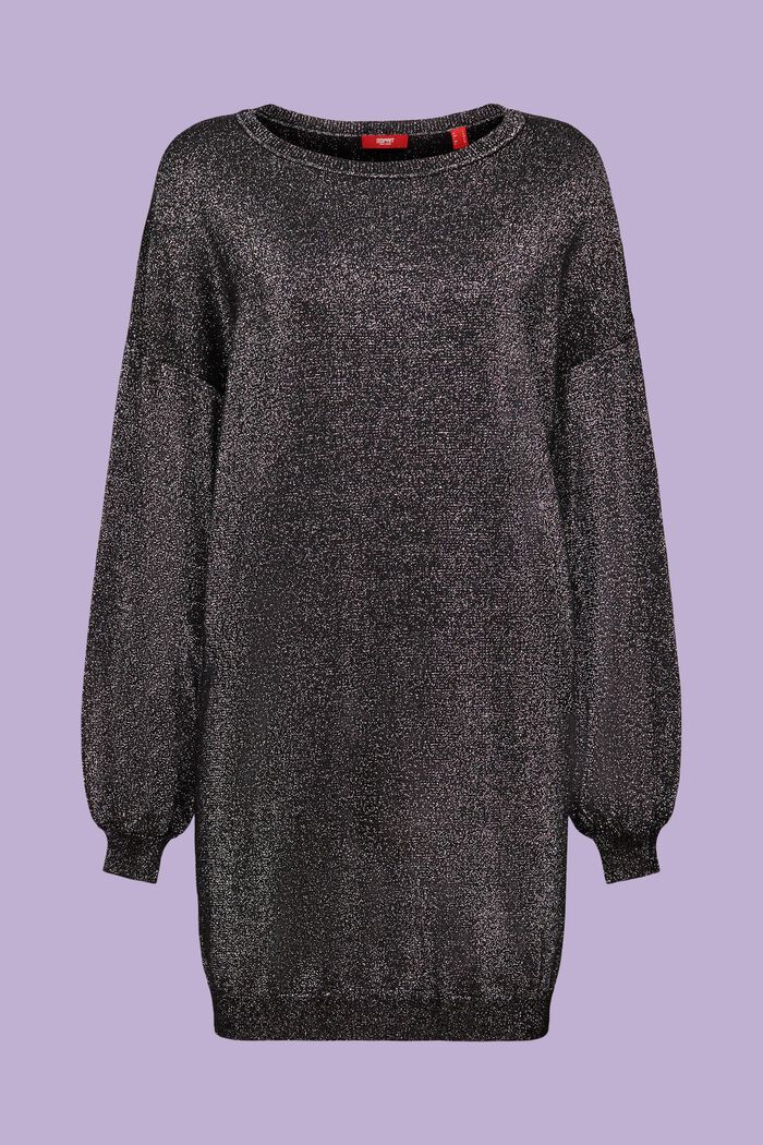 Glitzerndes Mini-Strickkleid, LENZING™ ECOVERO™