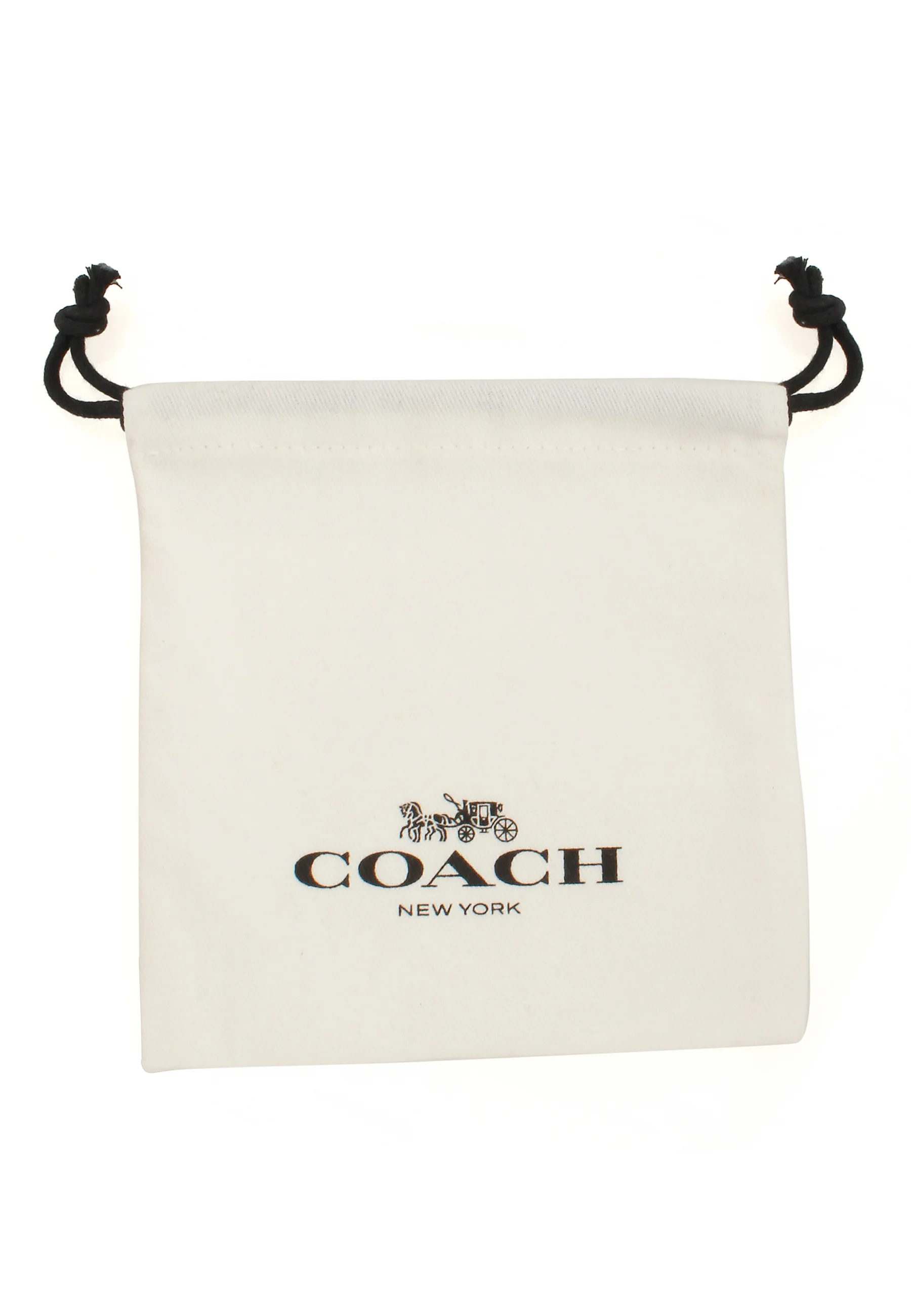 Pendientes con gema de firma de Coach