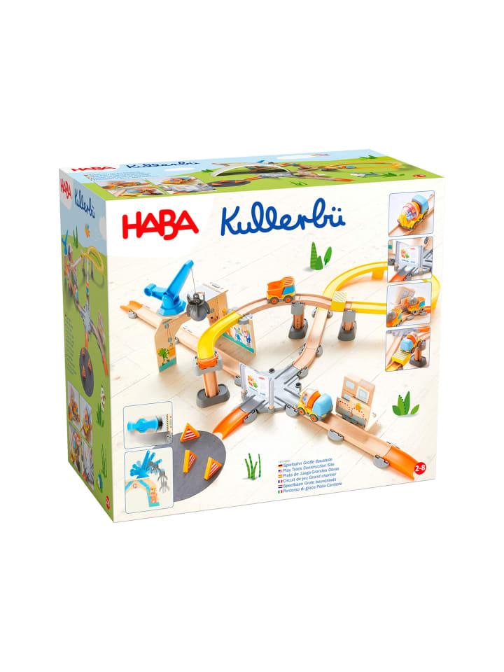 Haba Kugelbahn Kullerbü – Spielbahn Große Baustelle in mehrfarbig günstig kaufen onesize