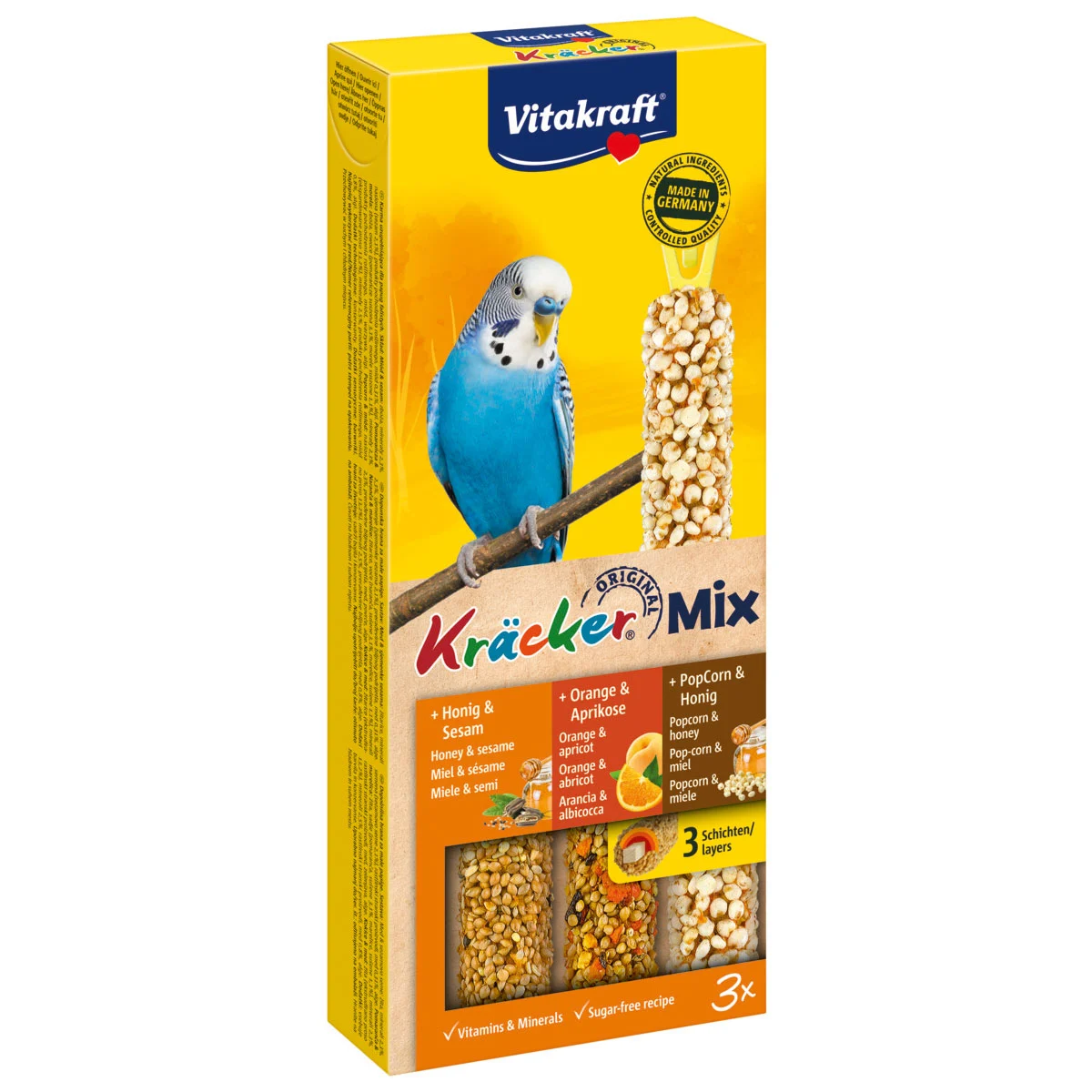 Vitakraft Kräcker Trio Honig Orange PopCorn kaufen