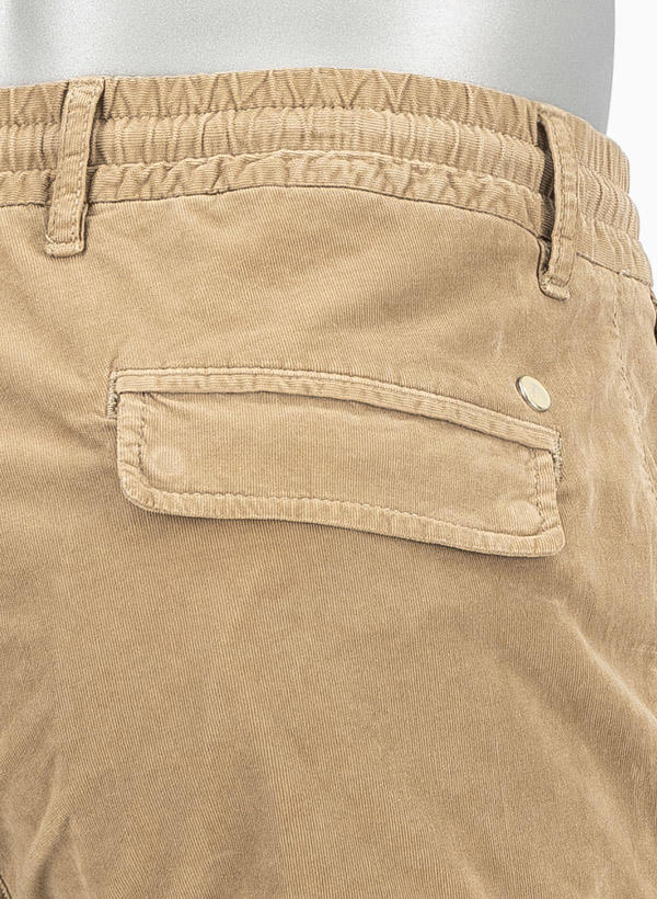 Alberto, Cargohose John, Slim Fit, Cord, sand