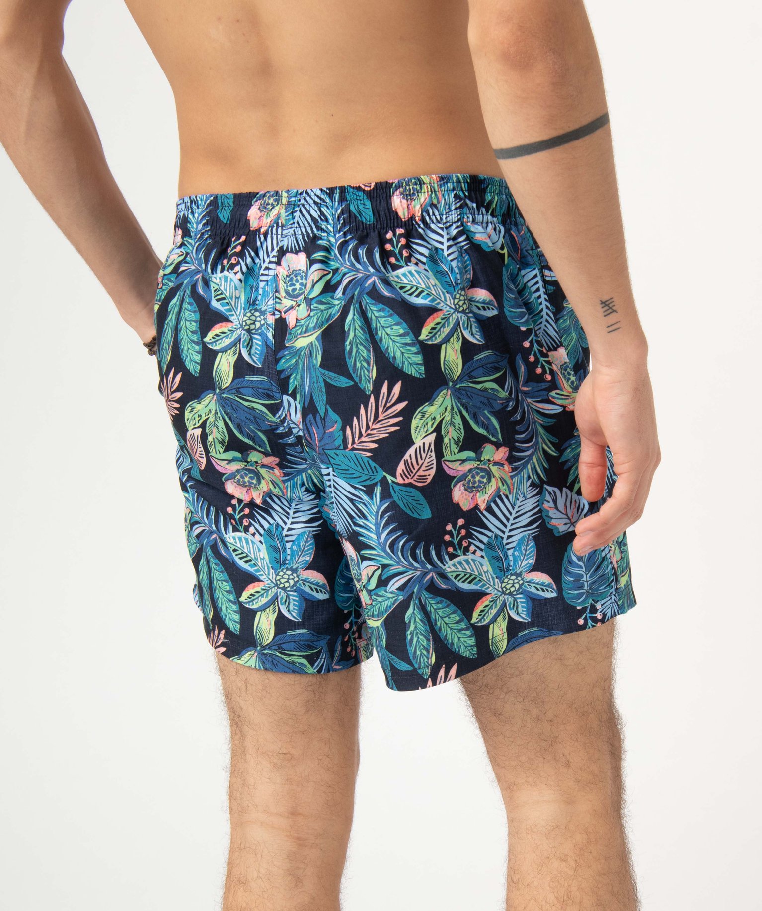 Short de bain homme imprimé feuillage imprime | GEMO