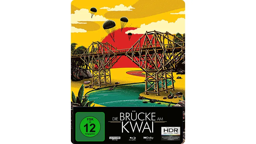 Die Brücke am Kwai (Remastered) (Steelbook)  (4K-Ultra HD) (+ Blu-ray)