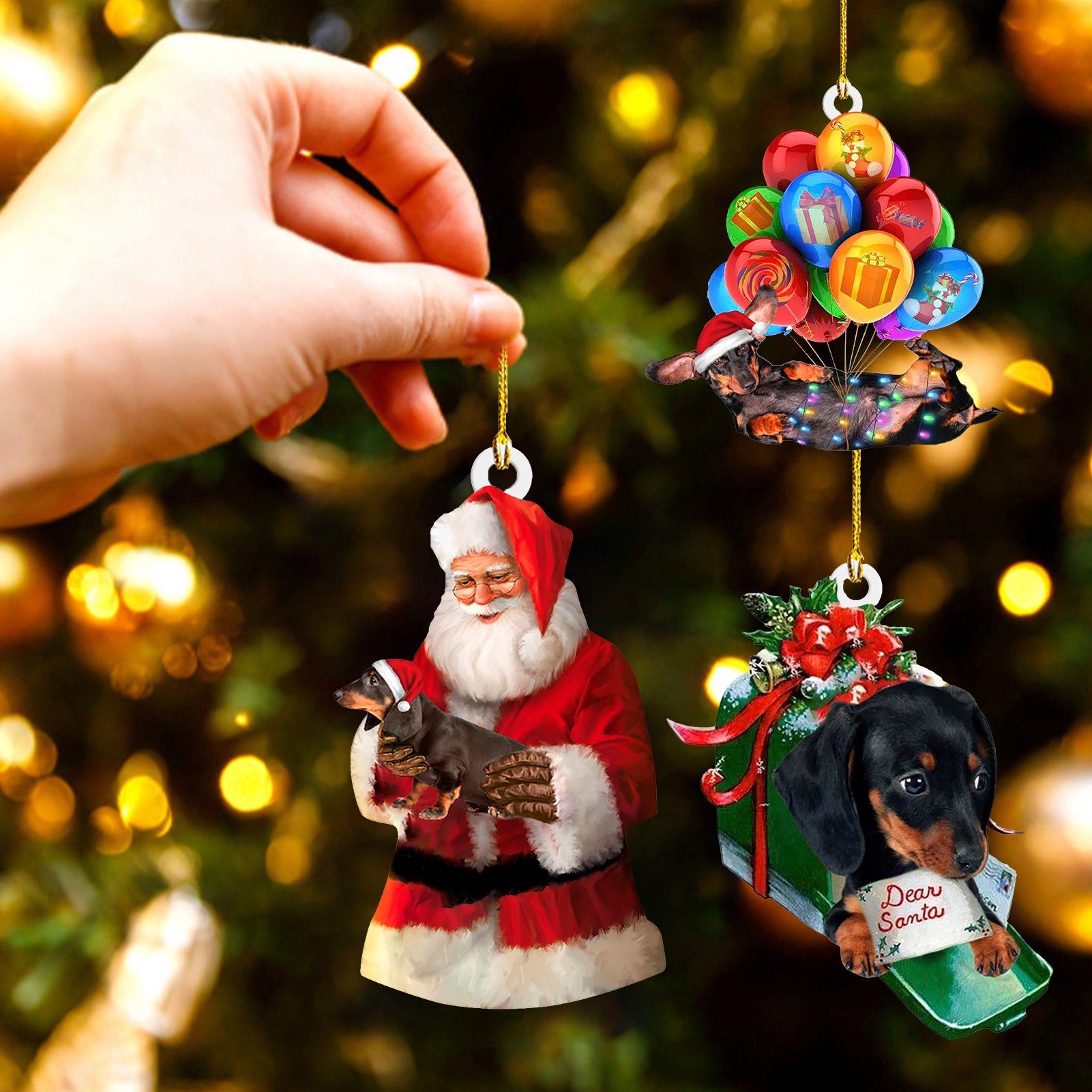 Rutaqian Christbaumschmuck Weihnachts-Anhänger Hängeornamente Weihnachtsanhänger Verzierung Deko