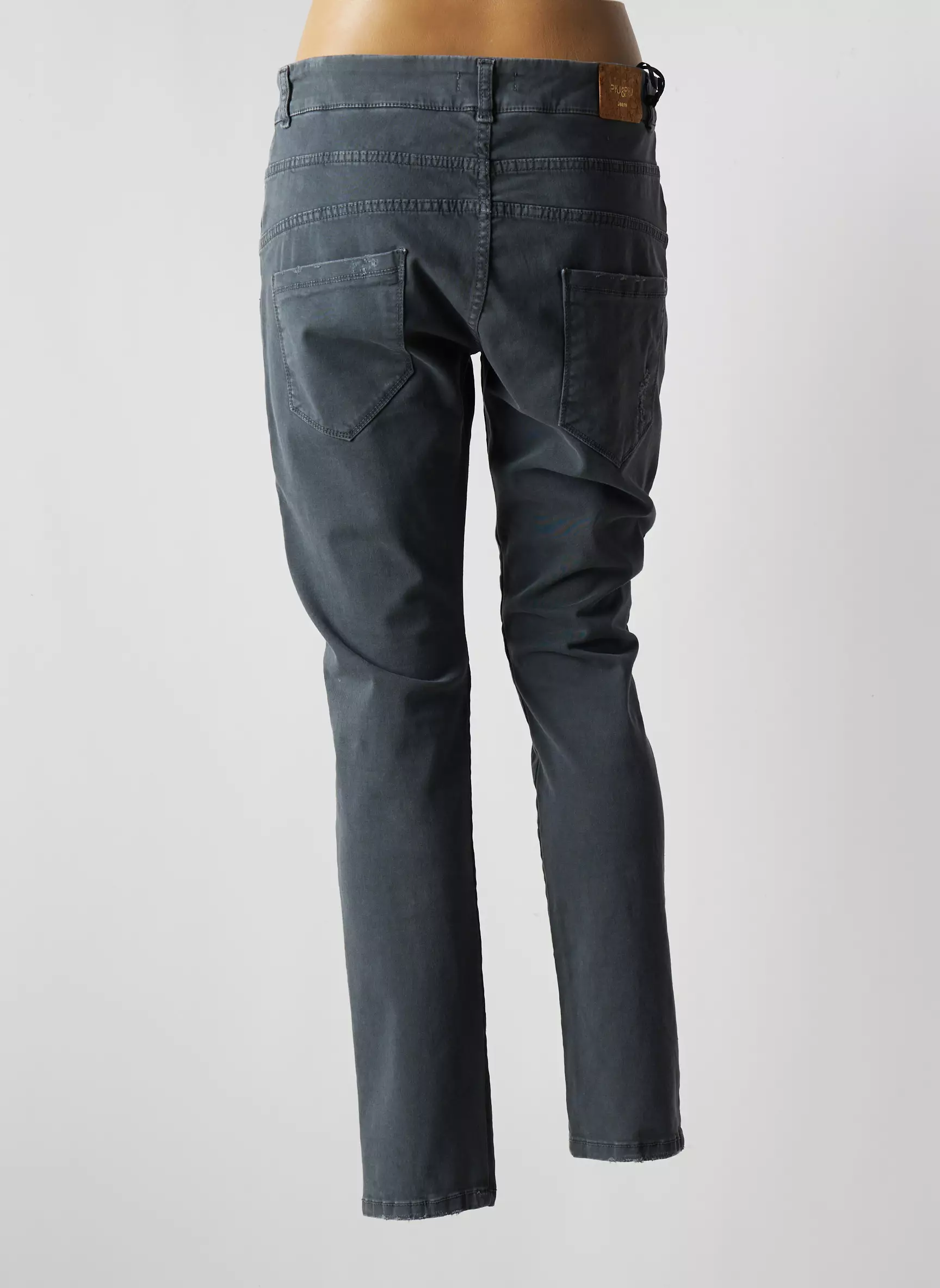 Piu Piu Pantalons Slim Femme couleur gris