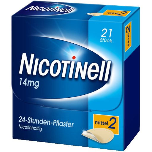 NICOTINELL 14 mg/24-Stunden-Pflaster 35mg  21 St  Pflaster, transdermal