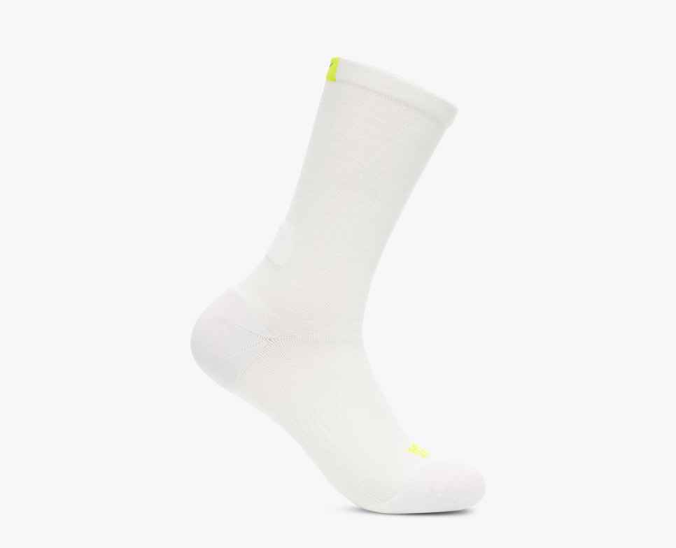 Clifton Crew Run Sock White