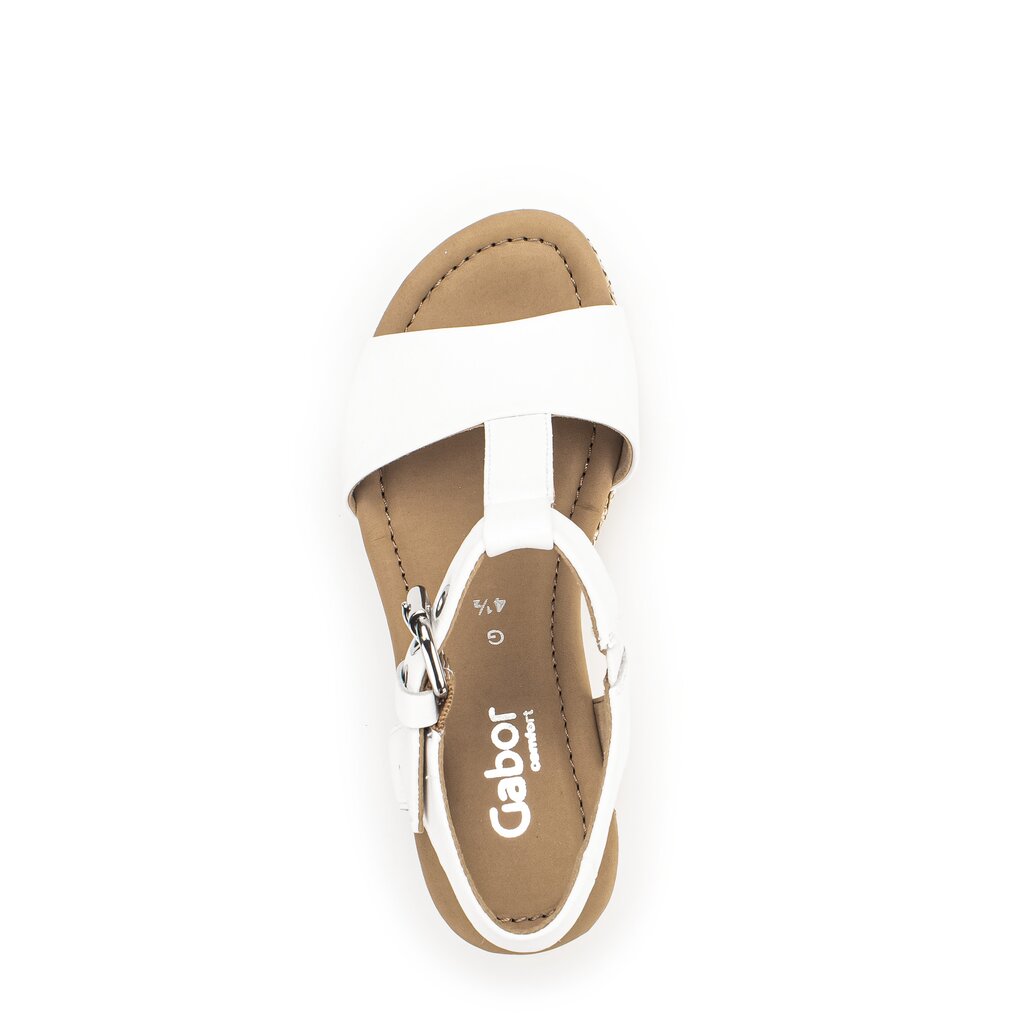 Gabor comfort Keilsandalette weiß