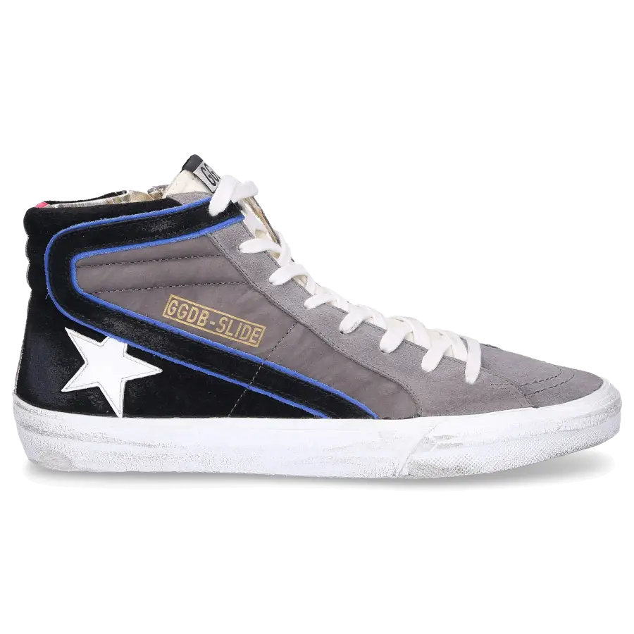Golden Goose - Sneaker high SLIDE Used grau - grau