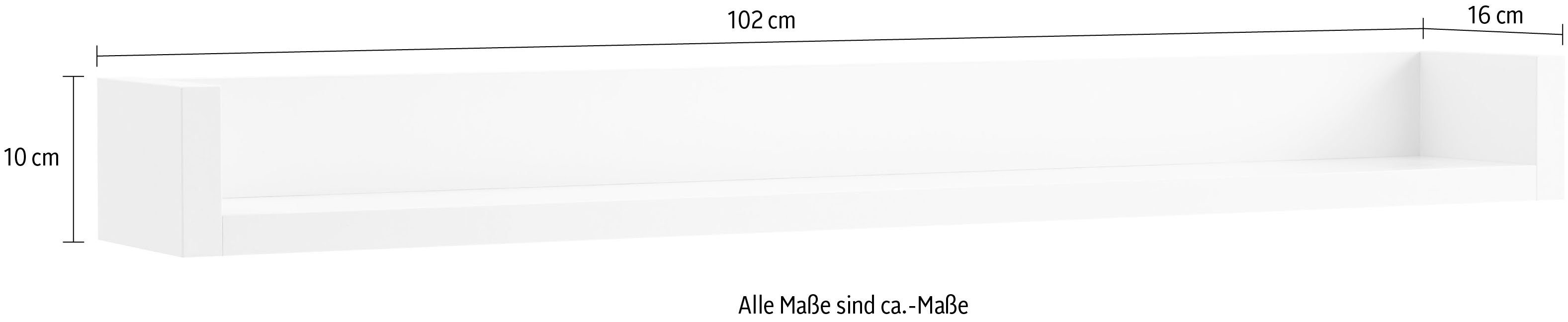 GALLERY M branded by Musterring Babyzimmer-Komplettset, (Set, 5-St), breiter Kleiderschrank, inkl. 1 Unterstellregal für die Wickelkommode