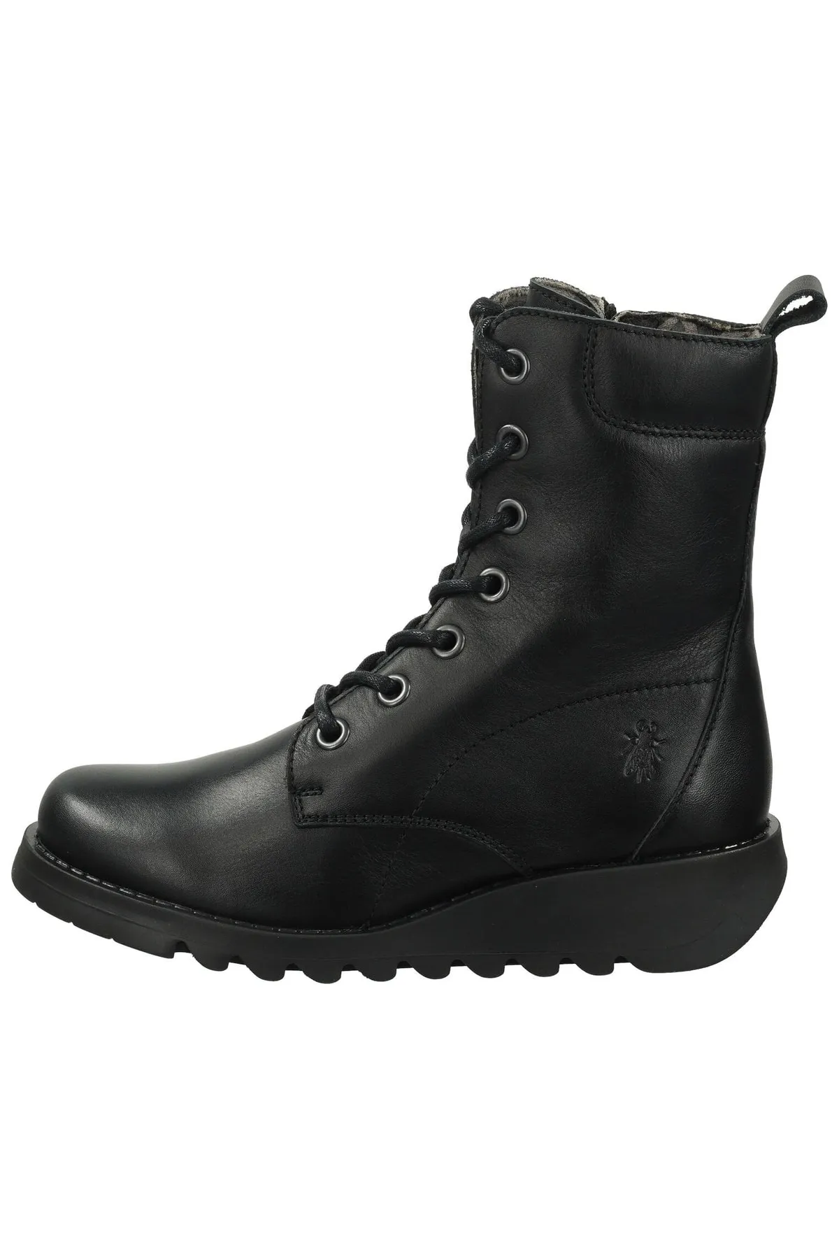 Fly London  Stiefelette - Schwarz - Flacher Absatz