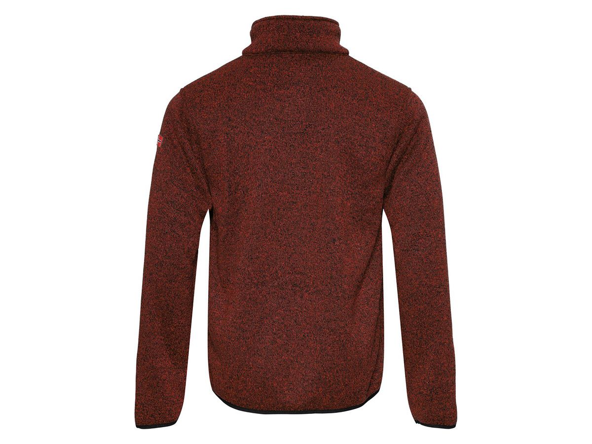 Nordberg Fred Bordeaux Melange Herren Fleecejacke