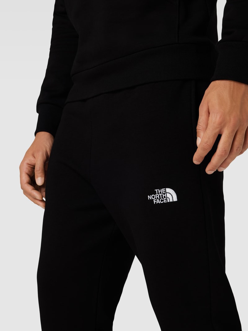 Sweatpants mit elastischem Bund in schwarz