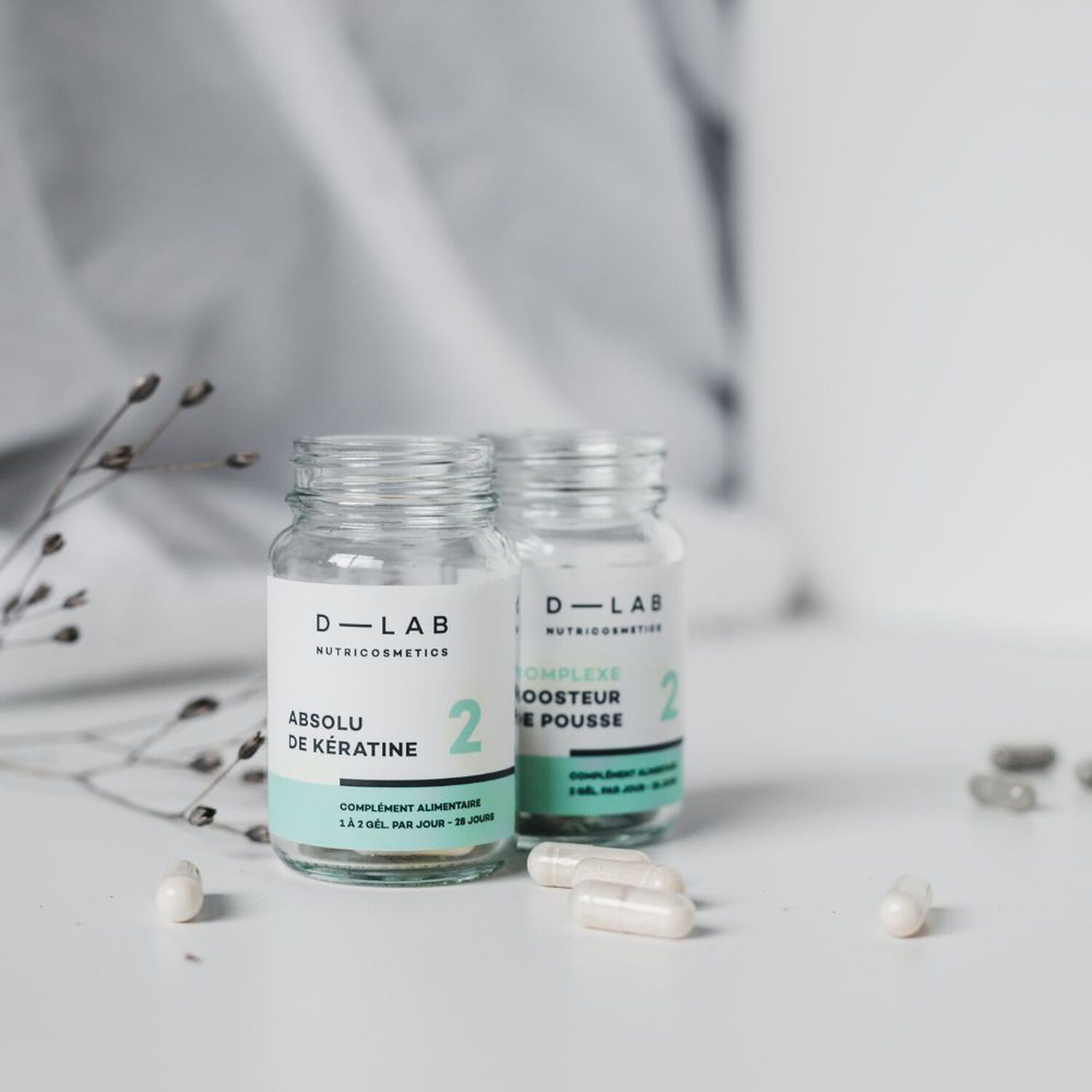 d-lab nutricosmetics New Hair New Me Coffret 2 Compléments Alimentaires Capillaire