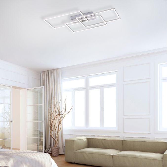LED 3-flg Deckenleuchte Iven 82 x 50 cm