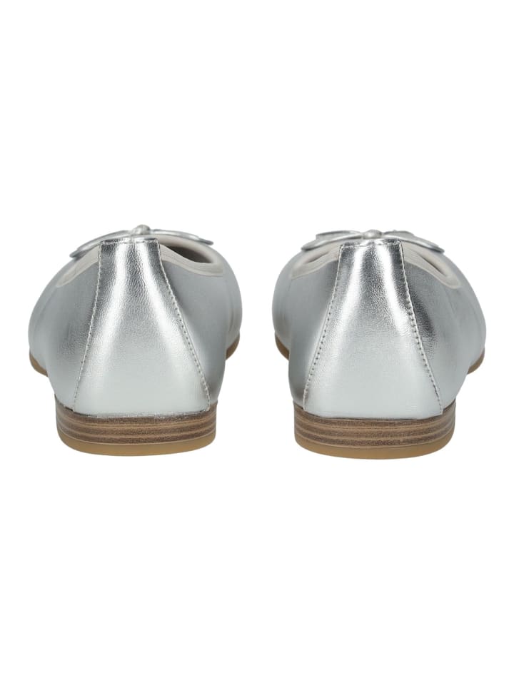 Tamaris Ballerinas in Silber günstig kaufen 37