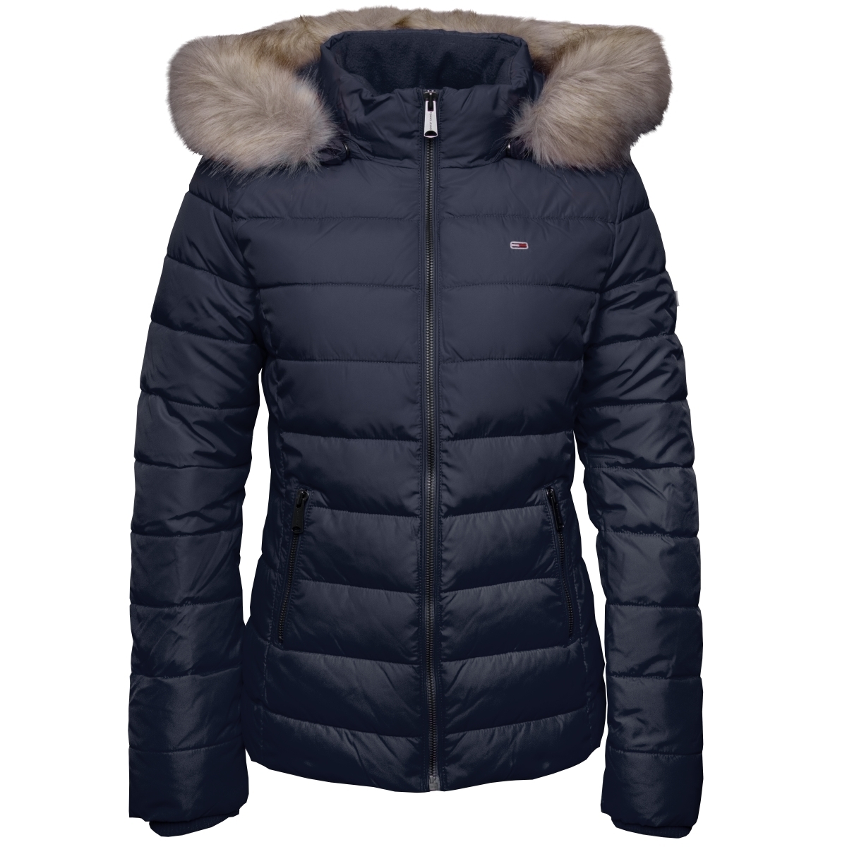 Tommy Hilfiger Tommy Jeans Essential Hooded Steppjacke blau
