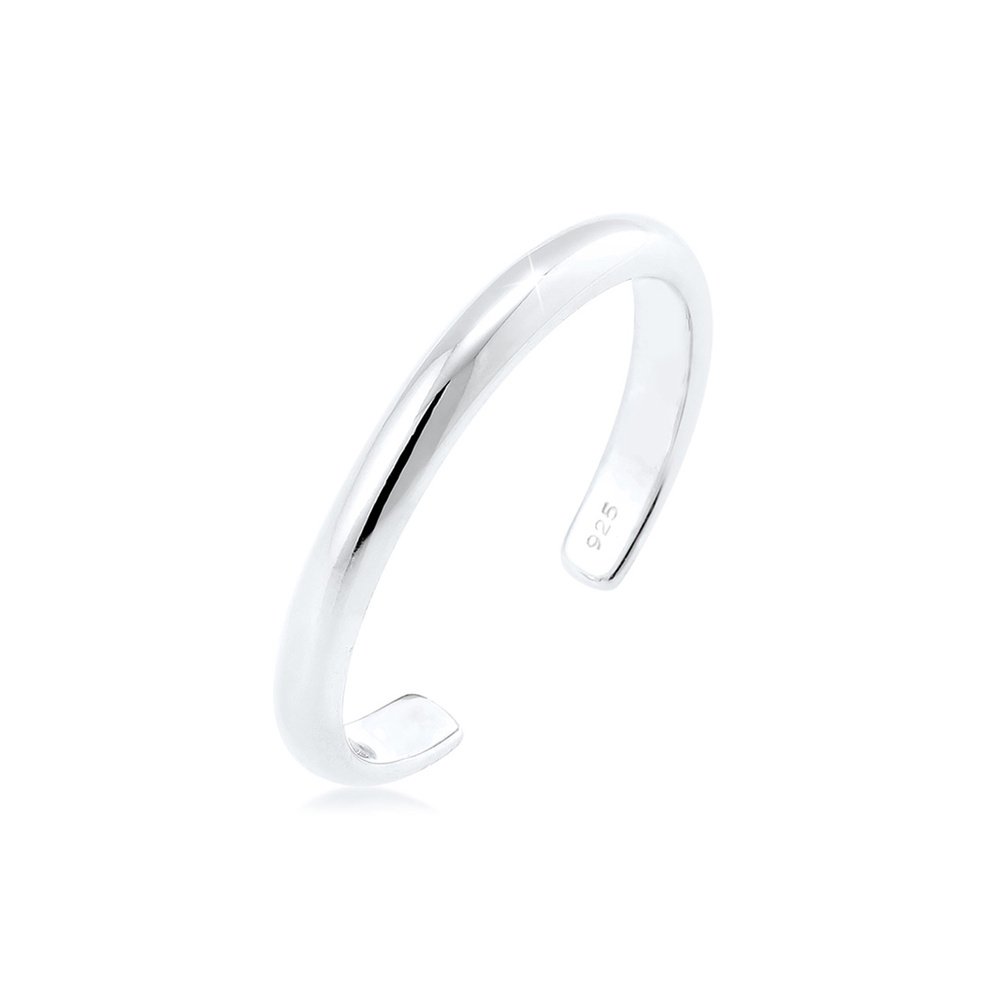 Elli Elli Bague Midi Tendance Minimale Bague Femme - (925/1000) Argent Bague