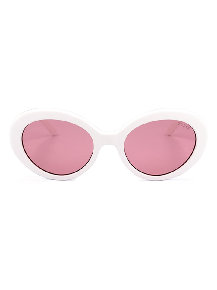 Guess Damen-Sonnenbrille in Weiß günstig kaufen 55