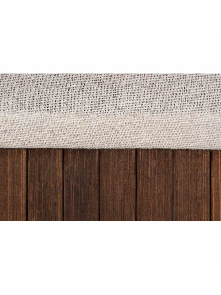 WohnDirect Wäschekorb mit Deckel BAMBOO in Braun günstig kaufen